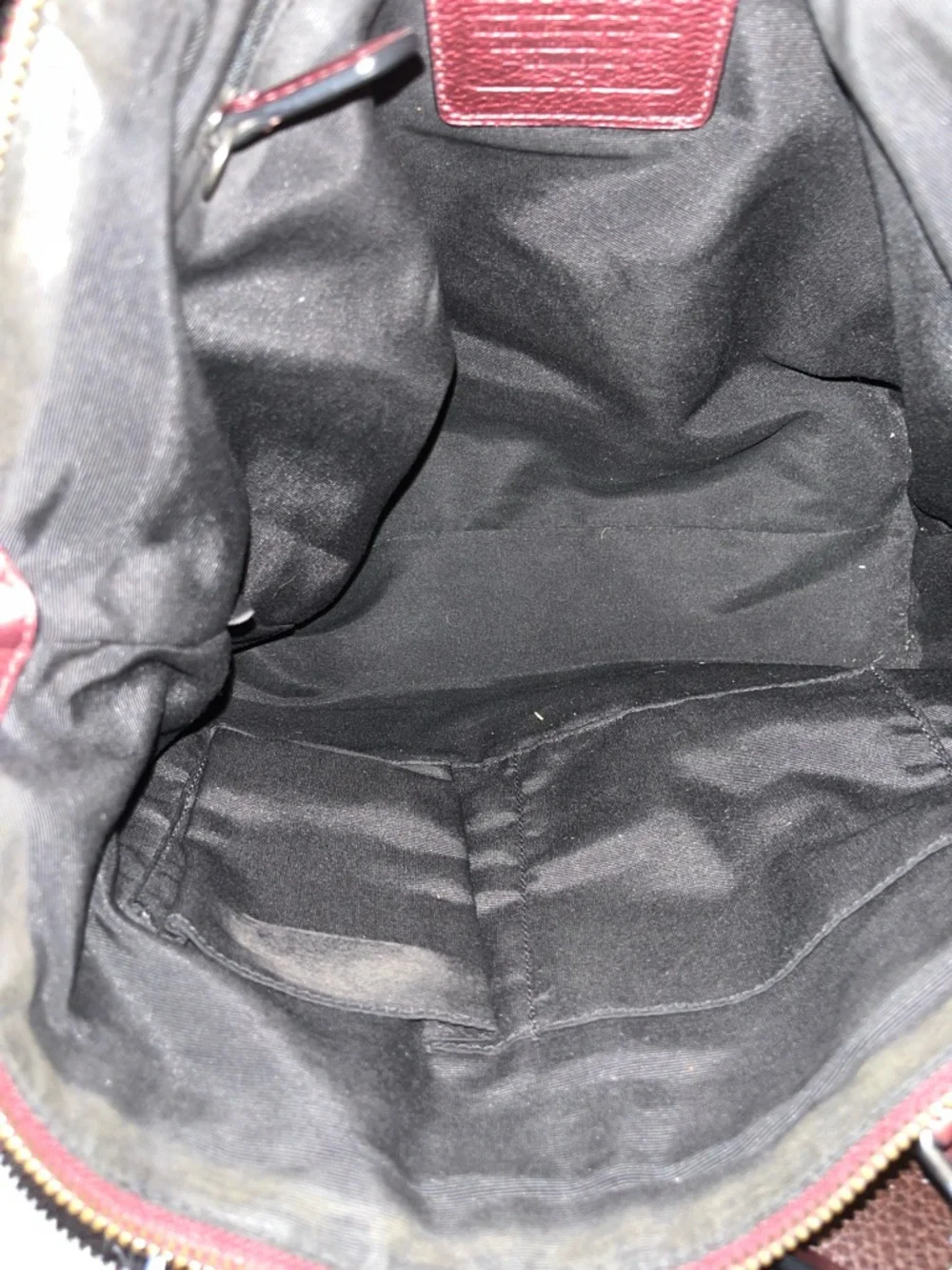 Coach Metallic Rose Pebbled Leather Tote - Picture 3 of 4